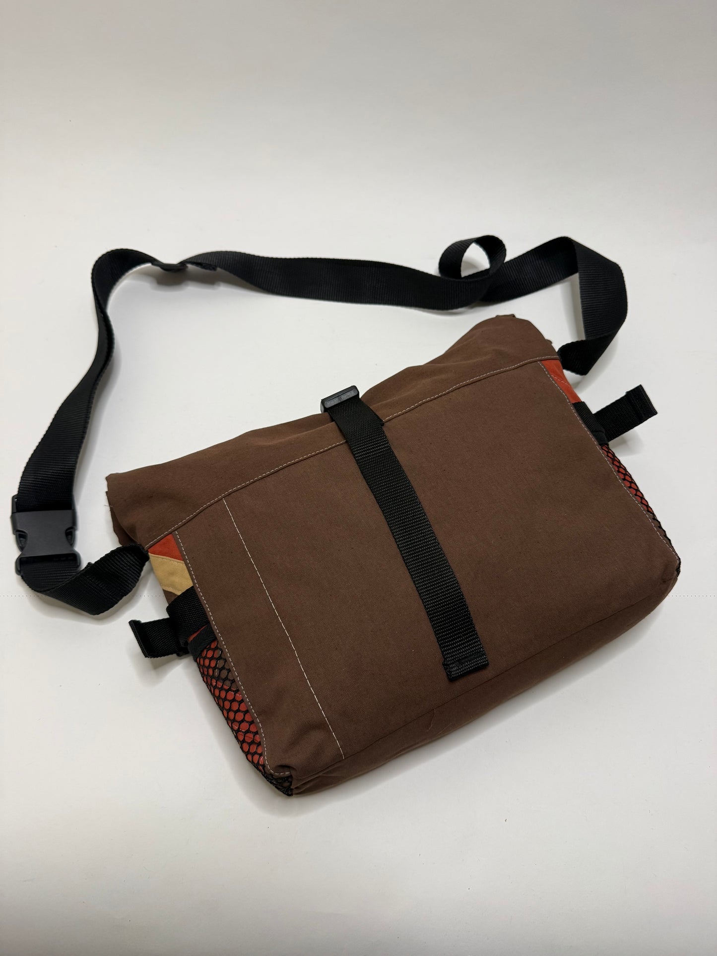 Sac besace roll top