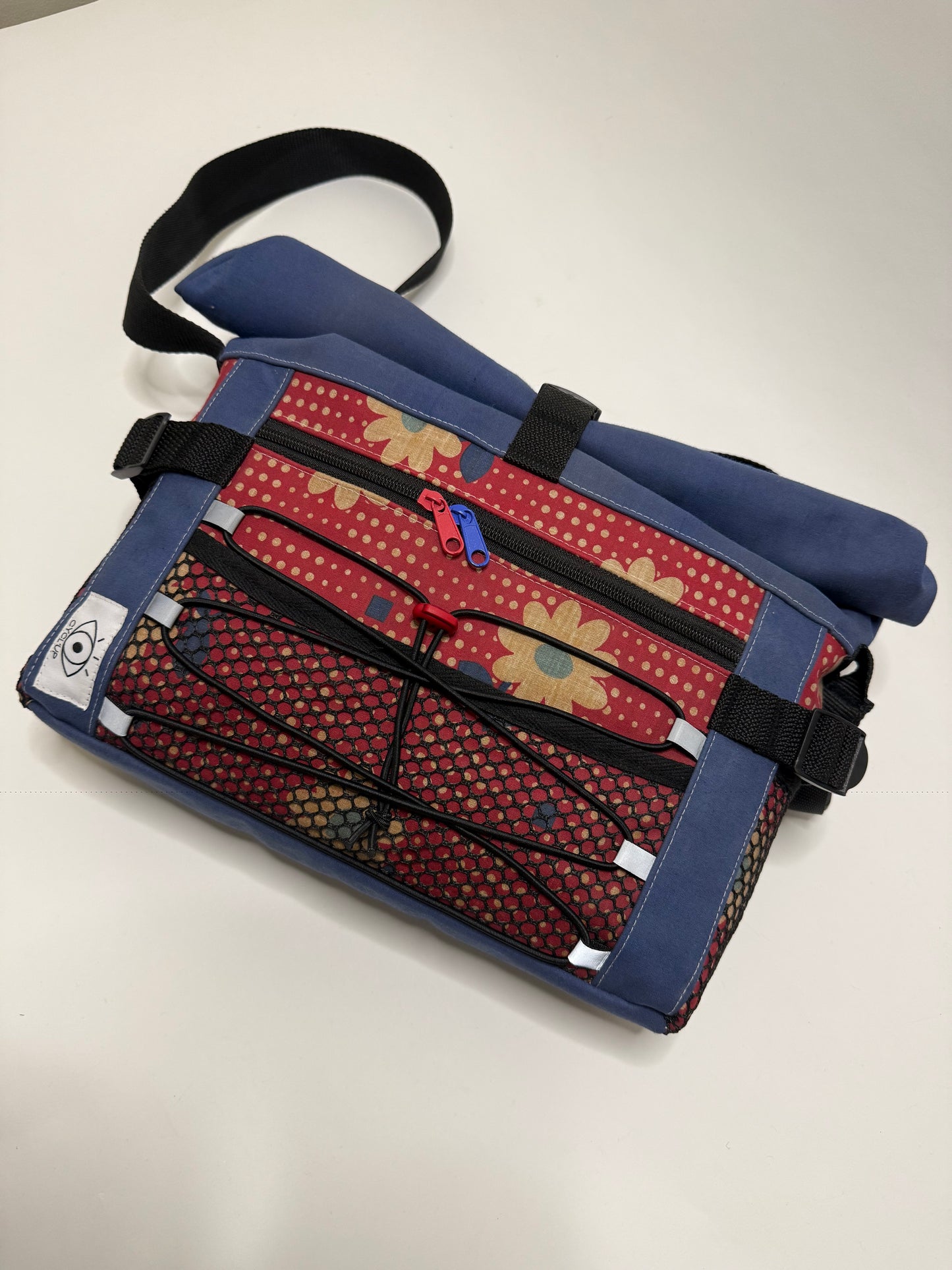 Sac besace roll top