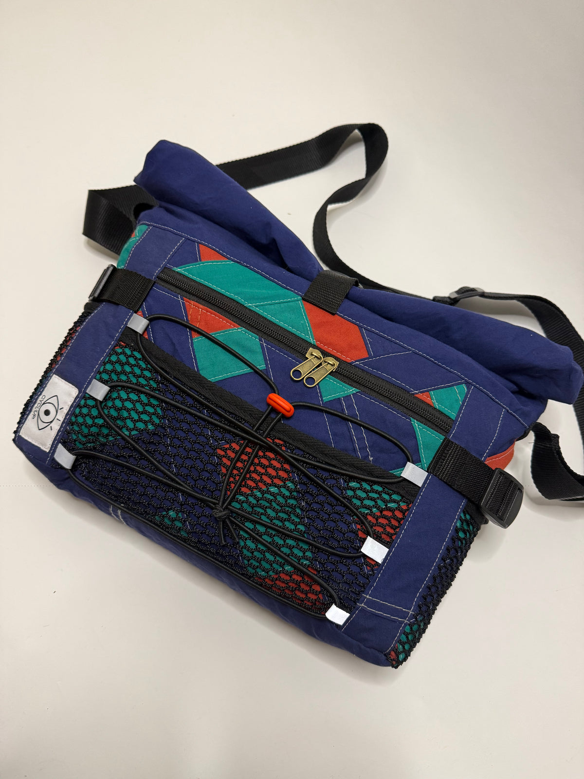Sac besace roll top