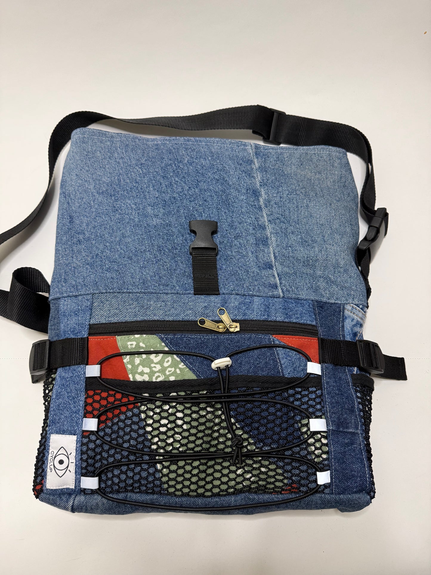 Sac besace roll top