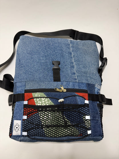 Sac besace roll top