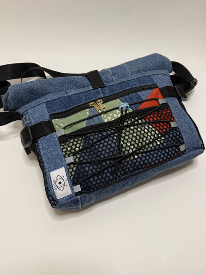 Sac besace roll top