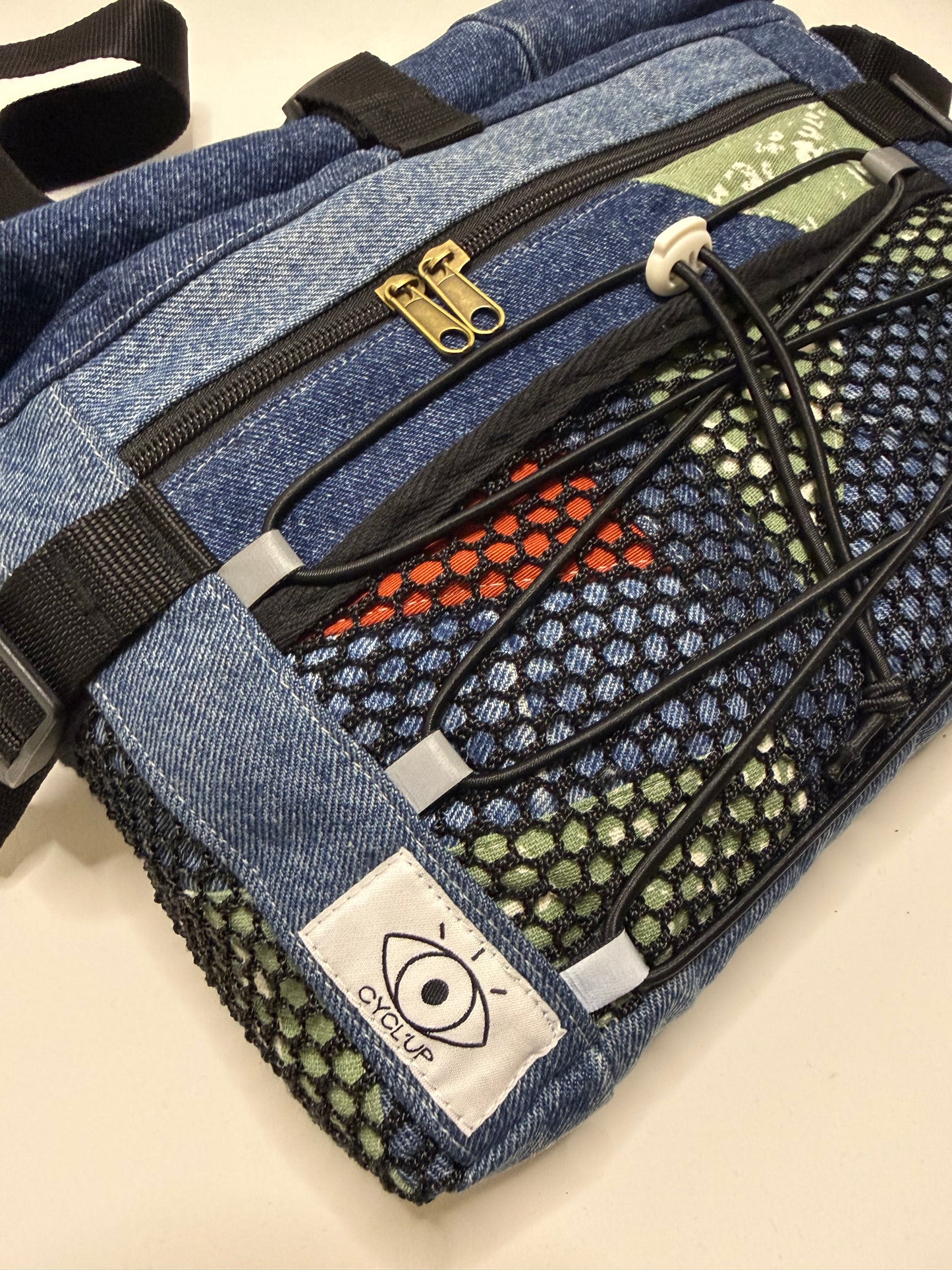 Sac besace roll top