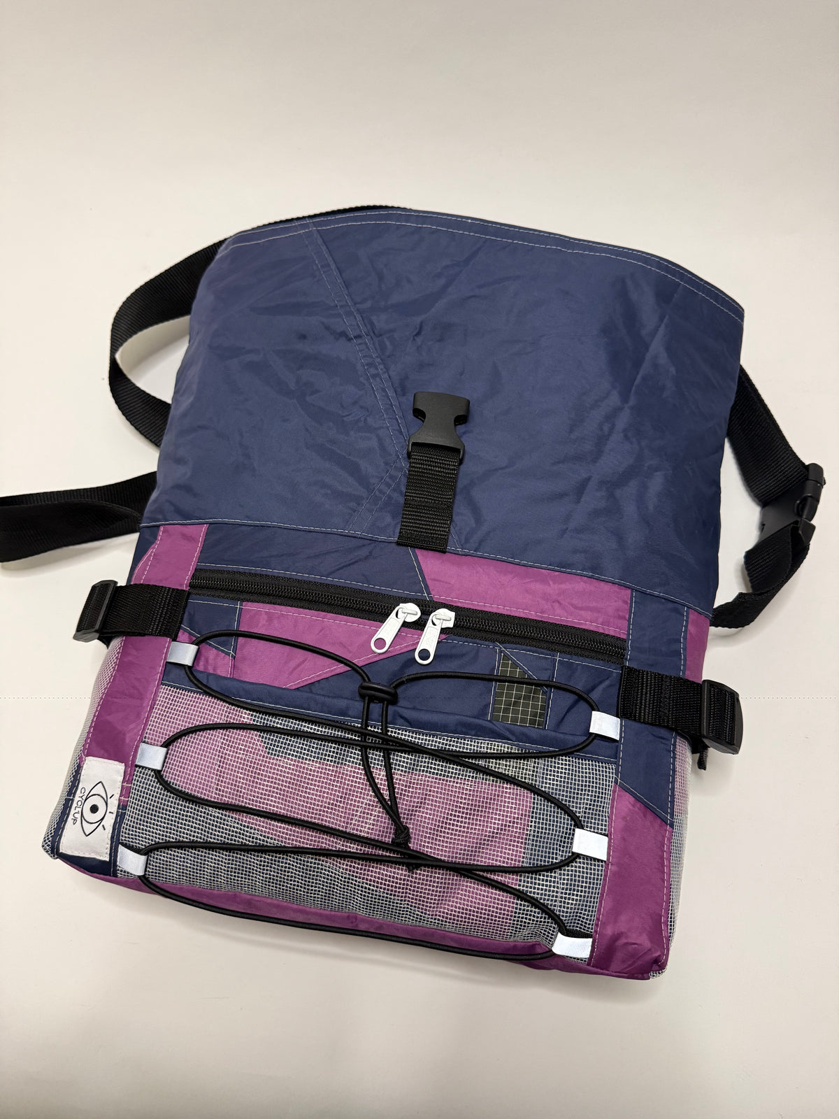 Sac besace roll top