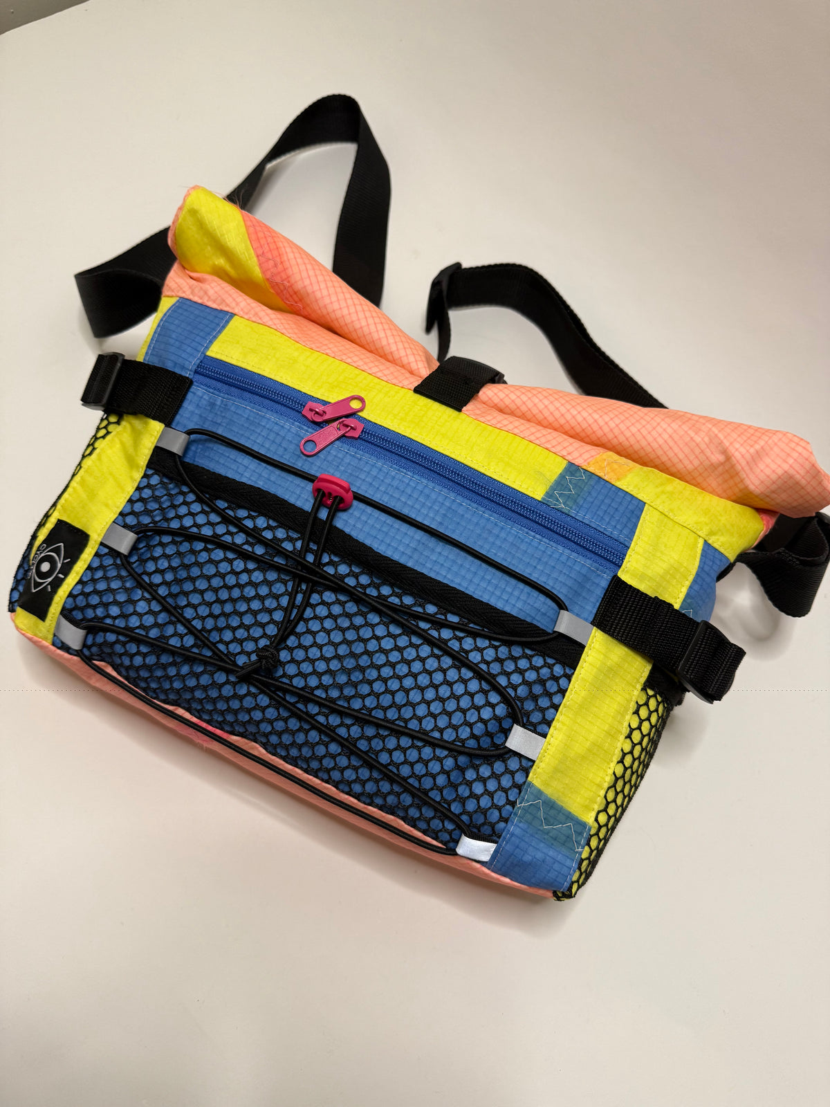 Sac besace roll top