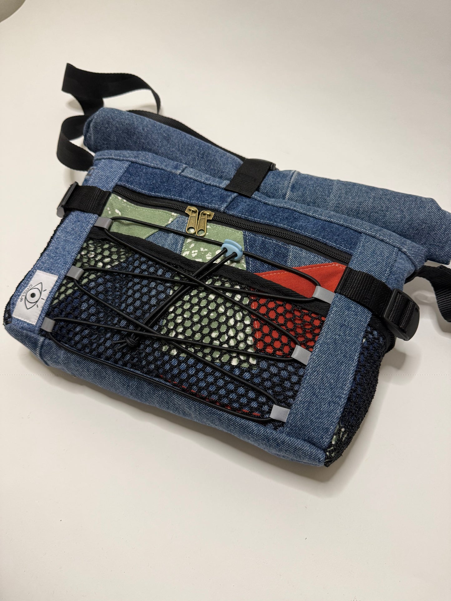 Sac besace roll top