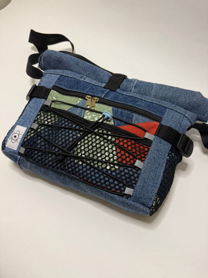 Sac besace roll top