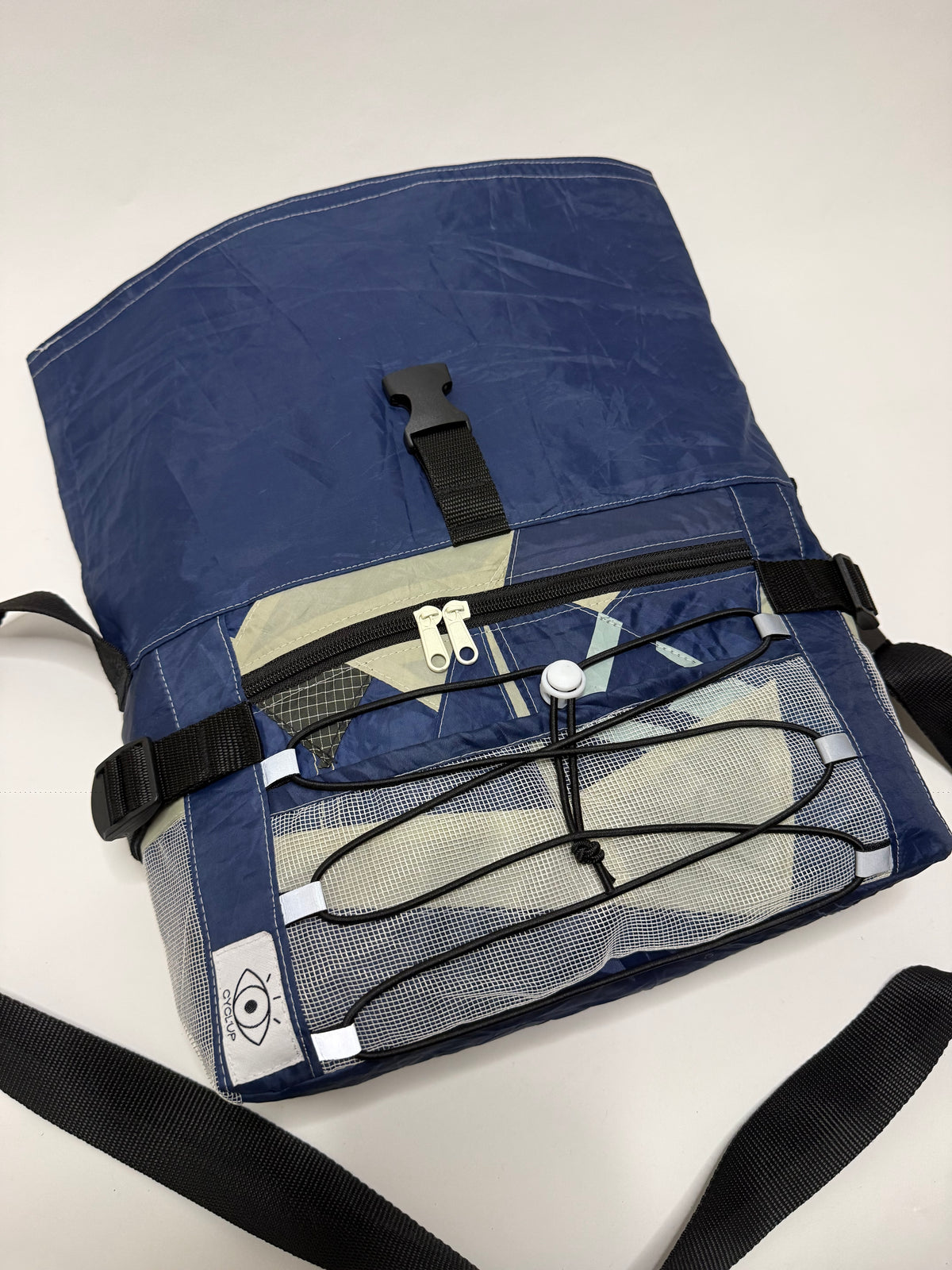 Sac besace roll top