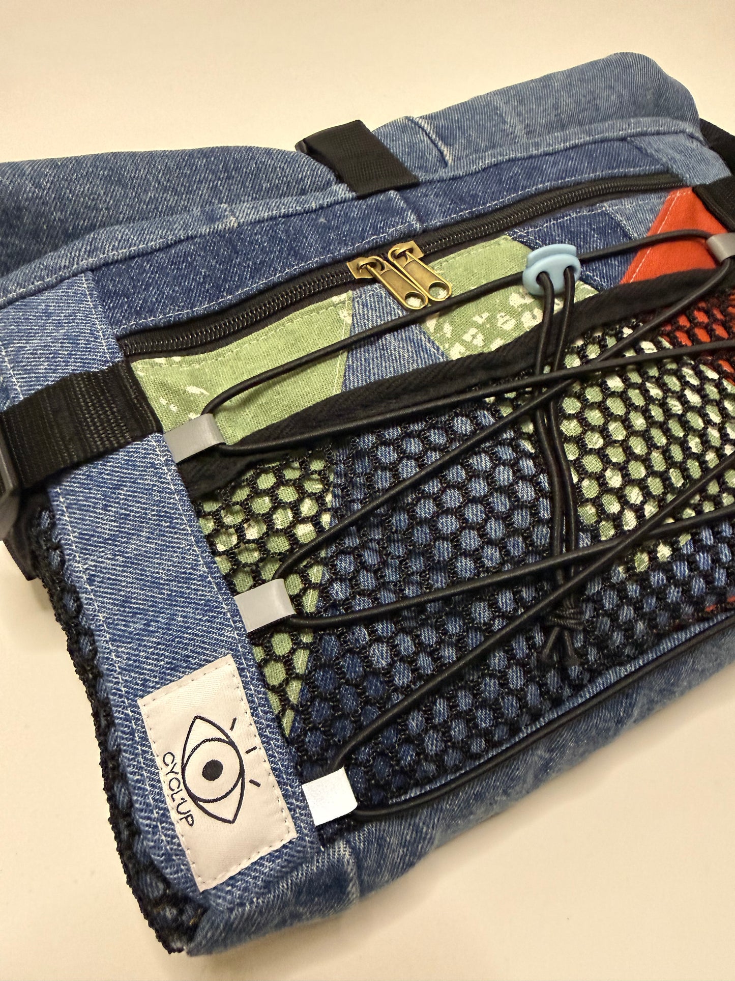 Sac besace roll top