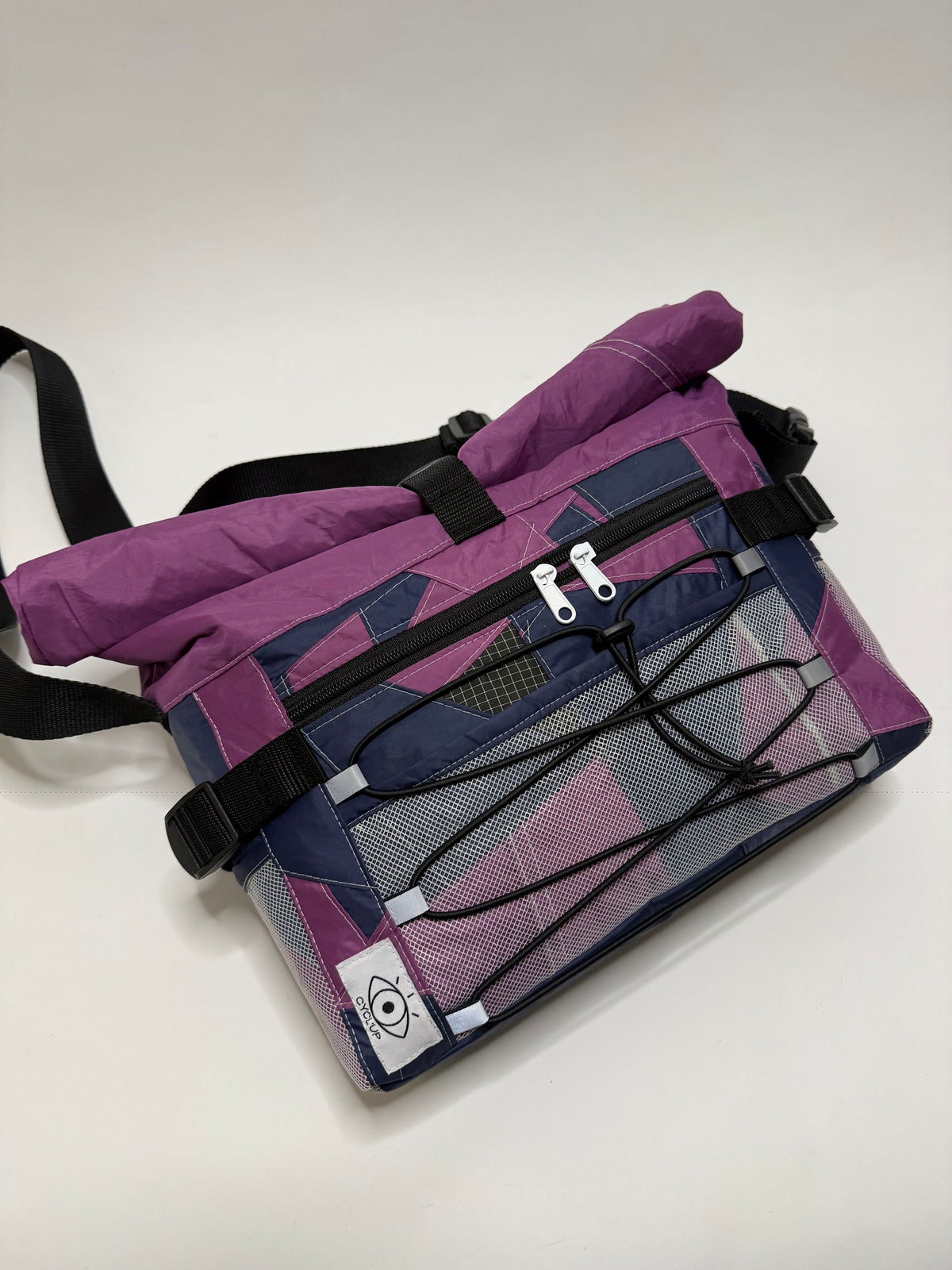 Sac besace roll top