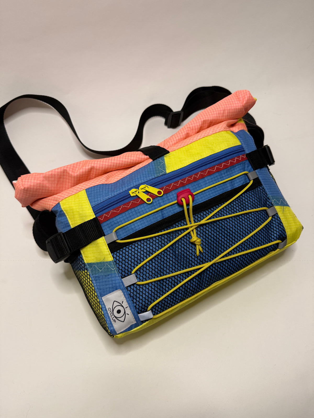 Sac besace roll top