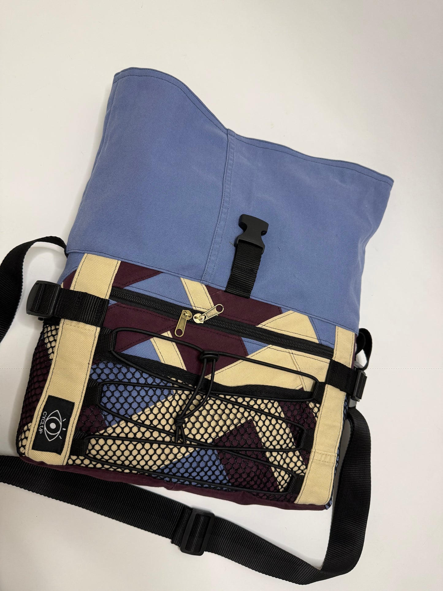 Sac besace roll top
