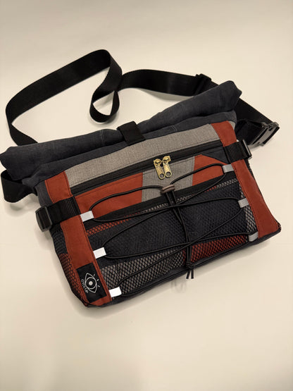 Sac besace roll top