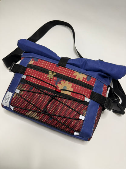 Sac besace roll top