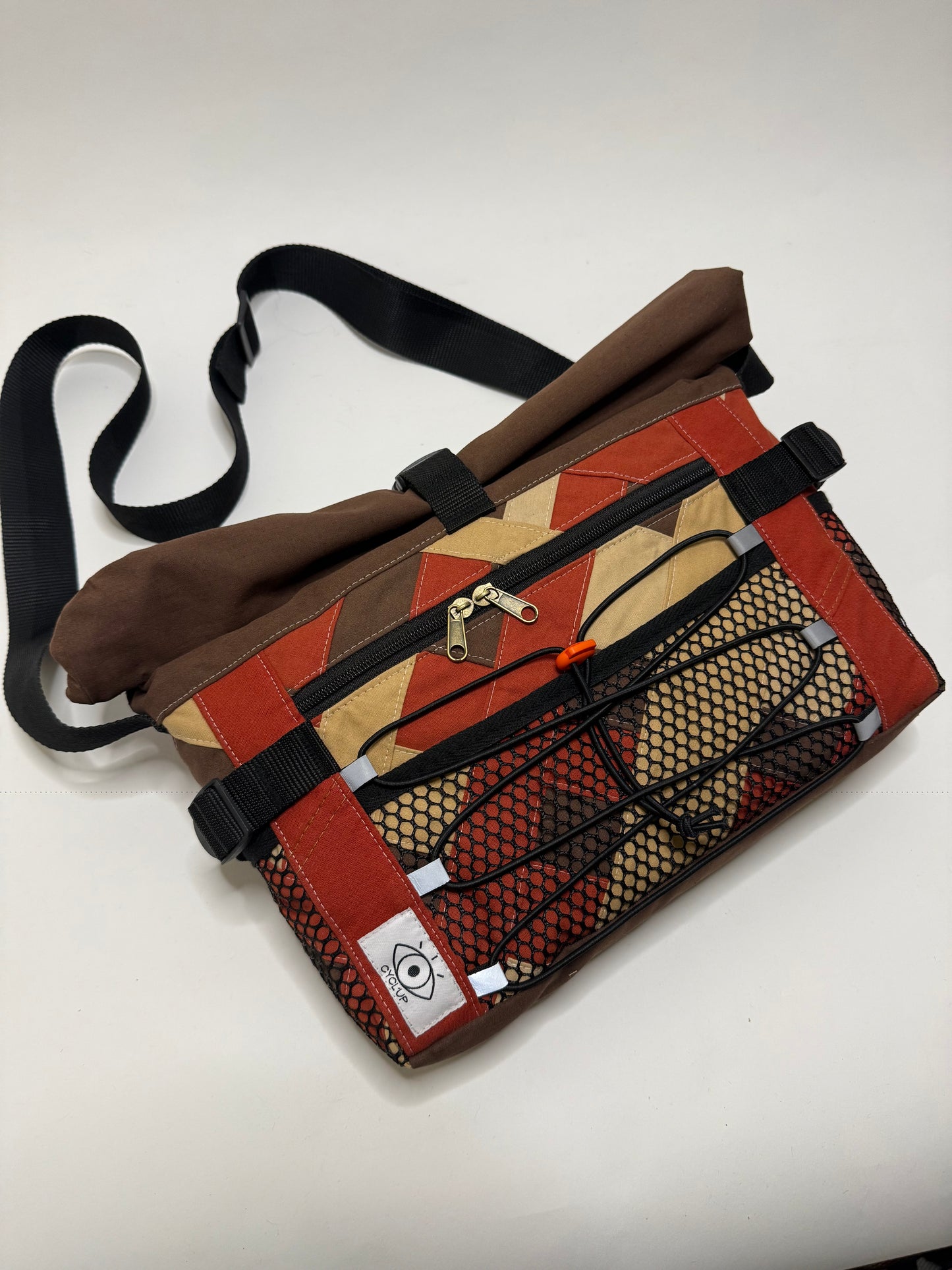 Sac besace roll top