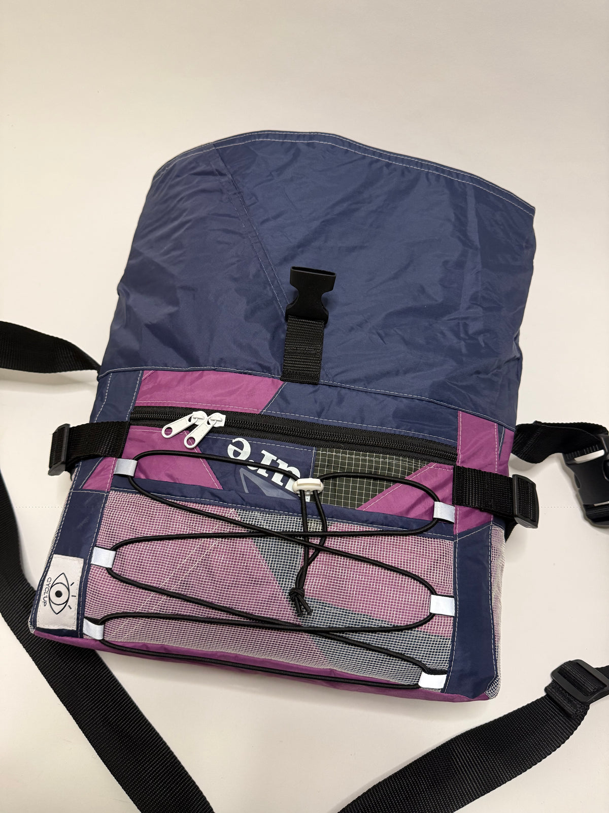 Sac besace roll top