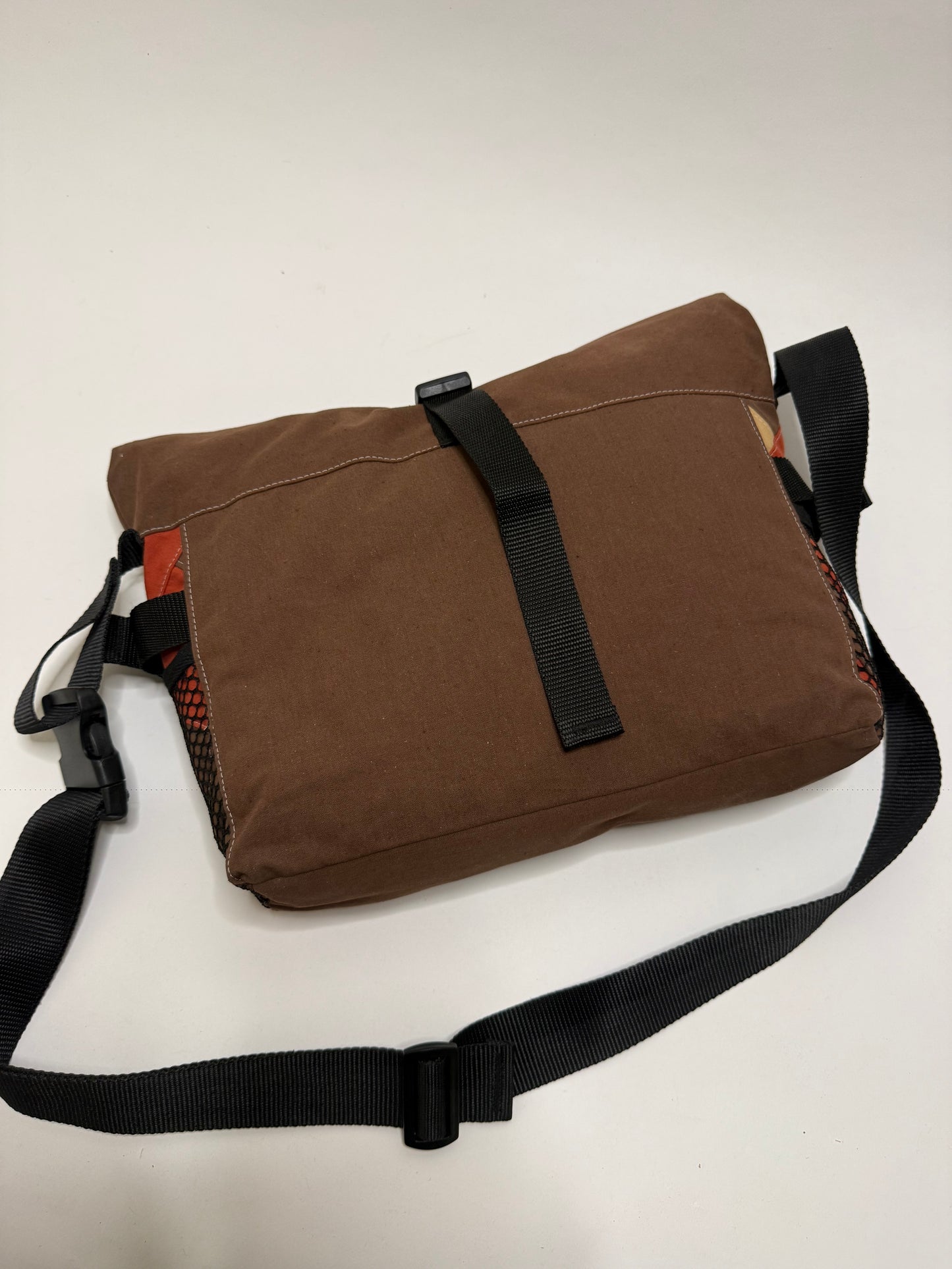 Sac besace roll top