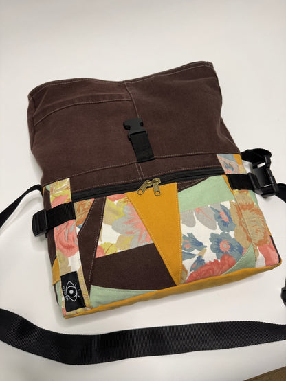 Sac besace roll top