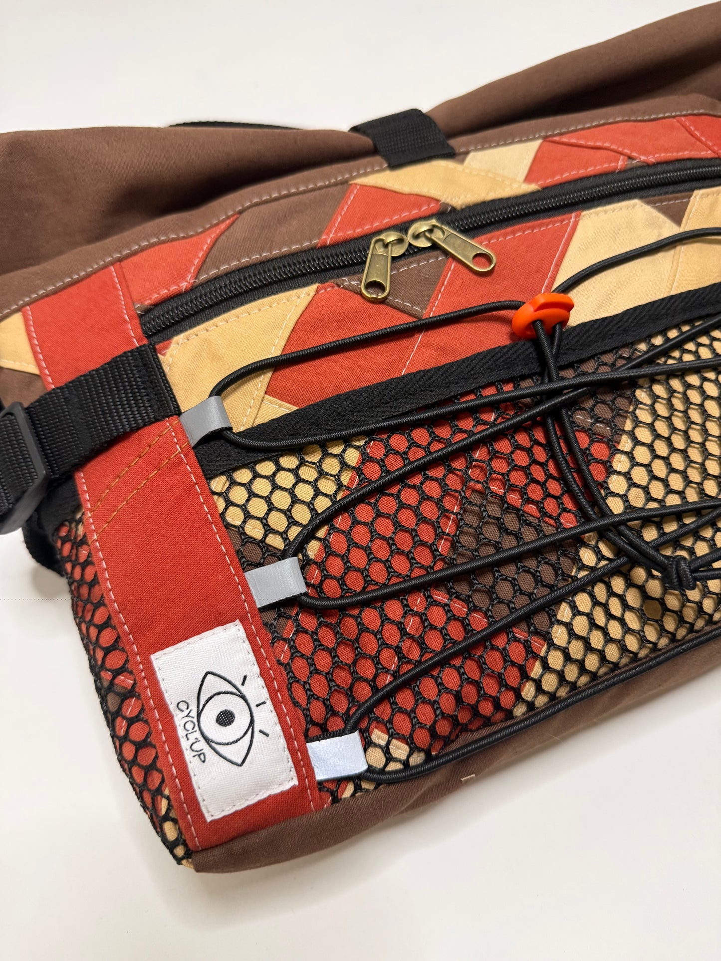 Sac besace roll top
