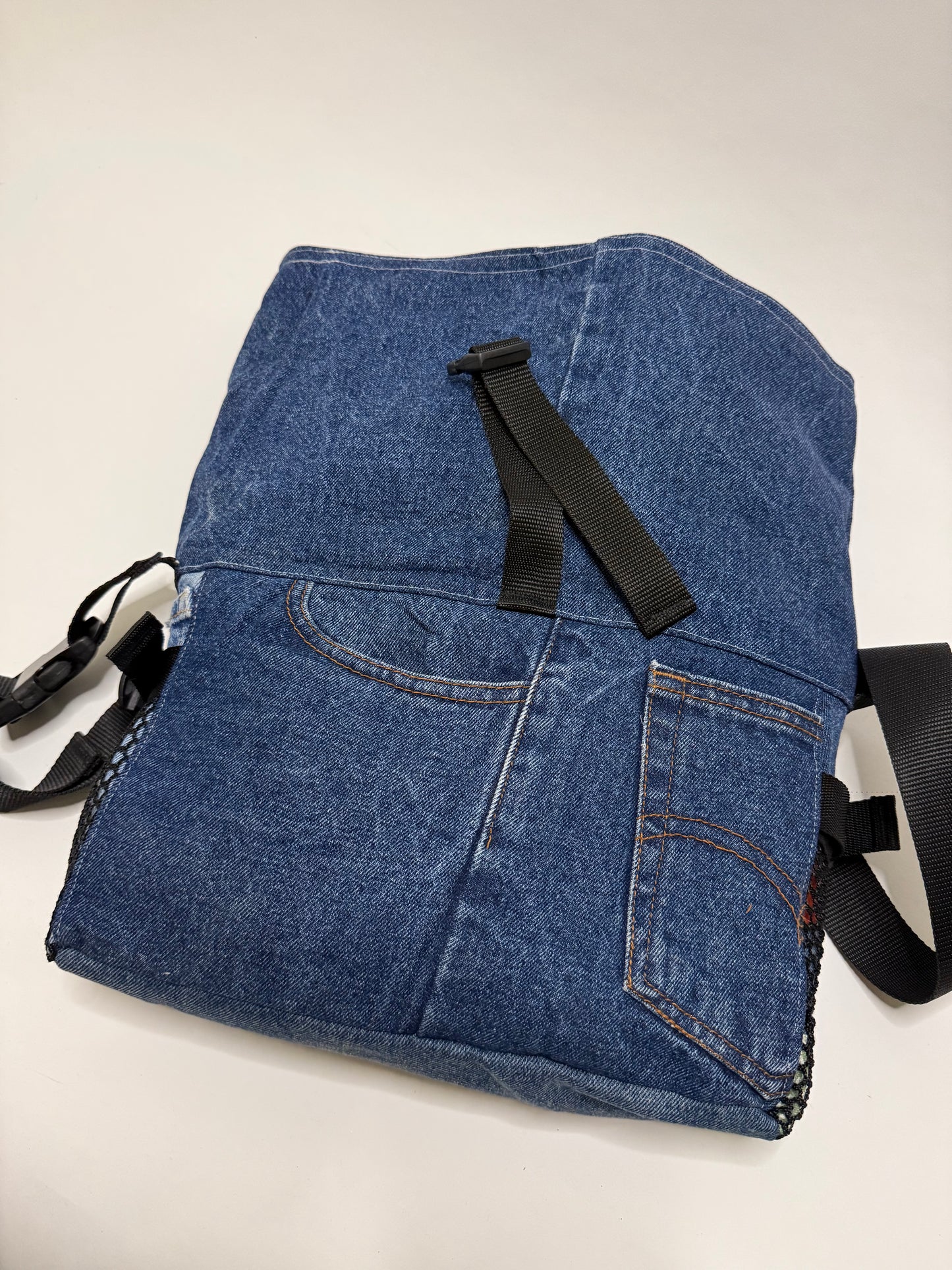 Sac besace roll top