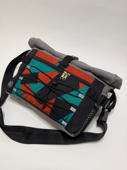 Sac besace roll top