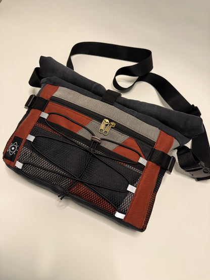 Sac besace roll top