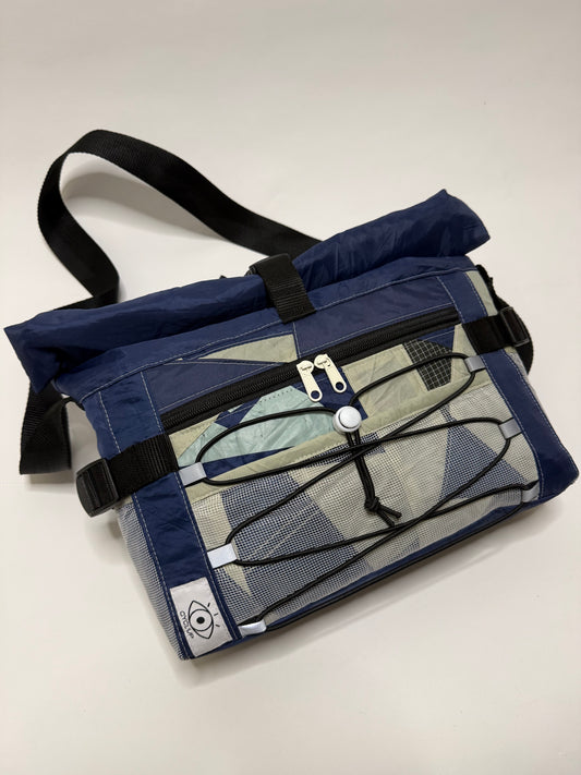 Sac besace roll top