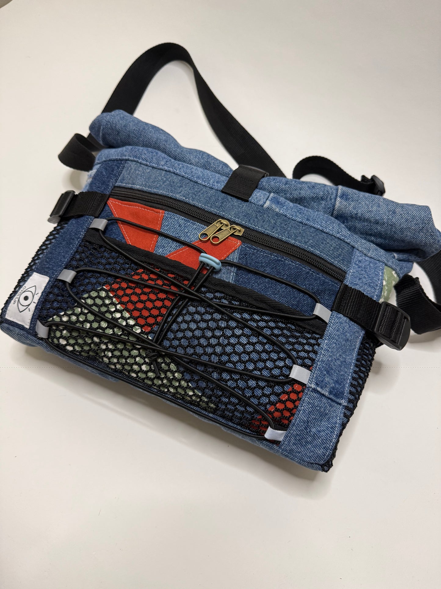 Sac besace roll top
