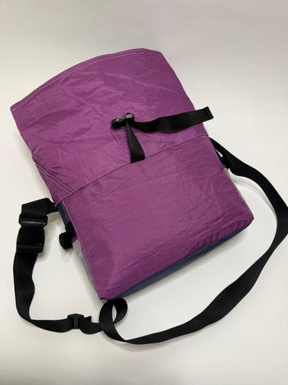 Sac besace roll top