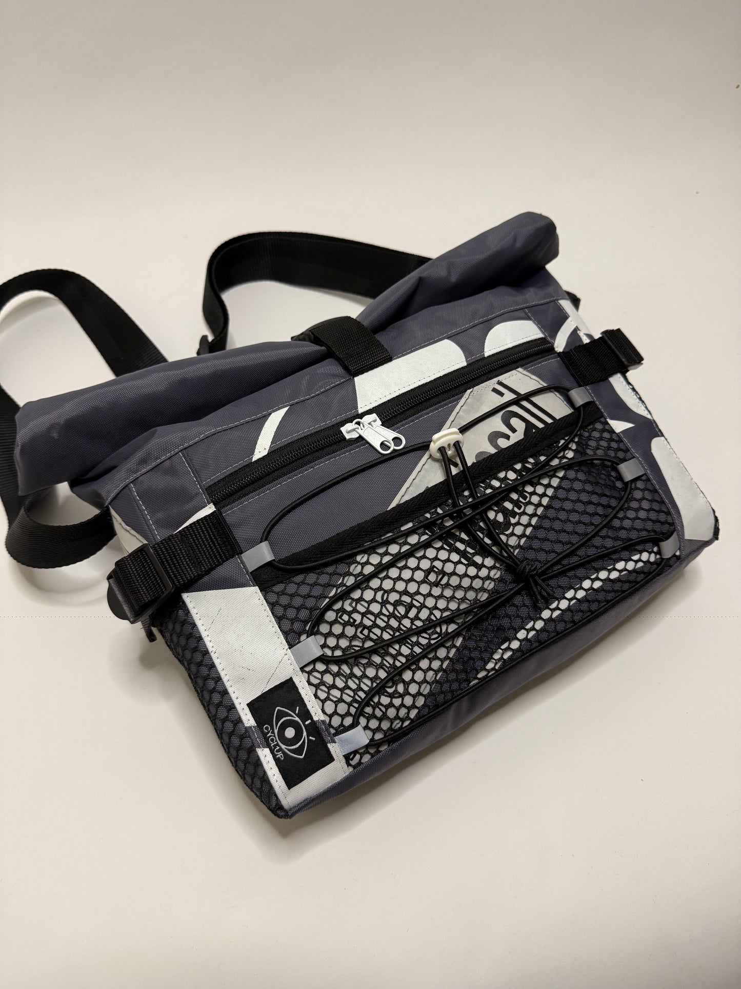 Sac besace roll top