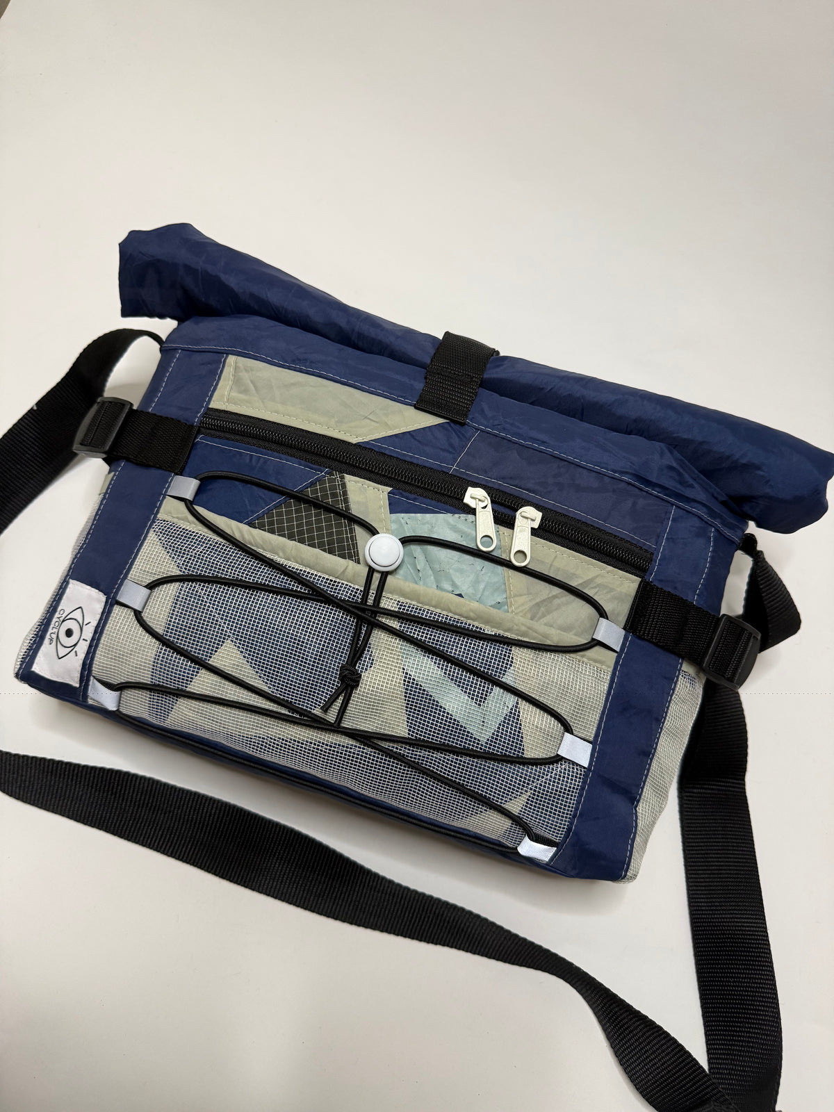 Sac besace roll top
