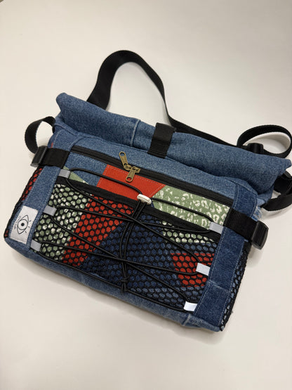 Sac besace roll top