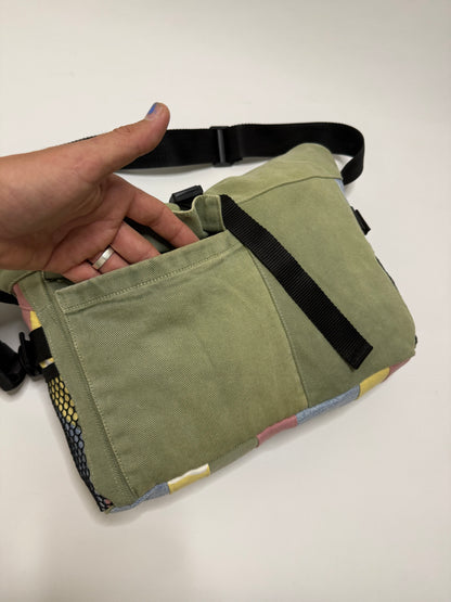 Sac besace roll top