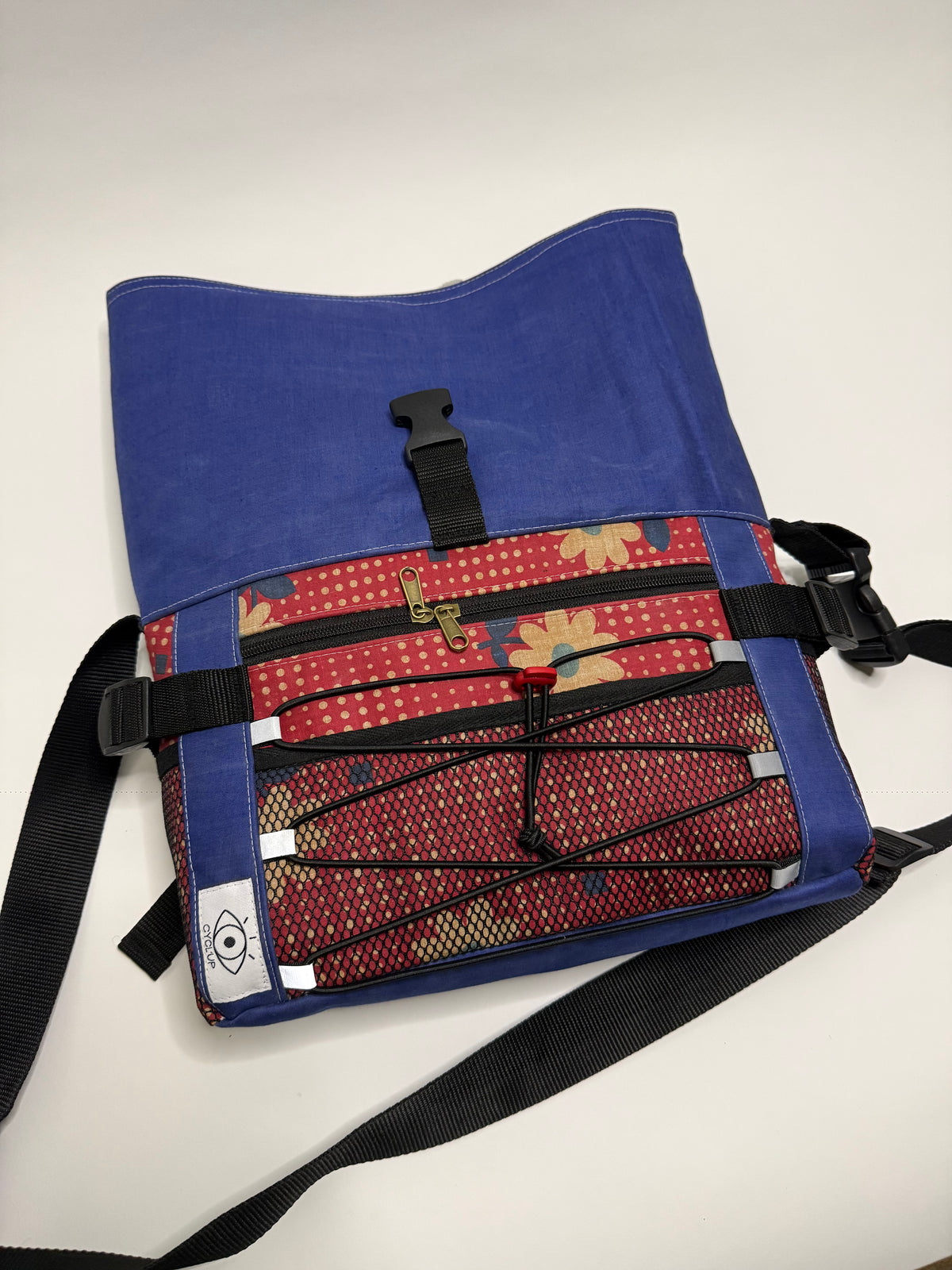 Sac besace roll top