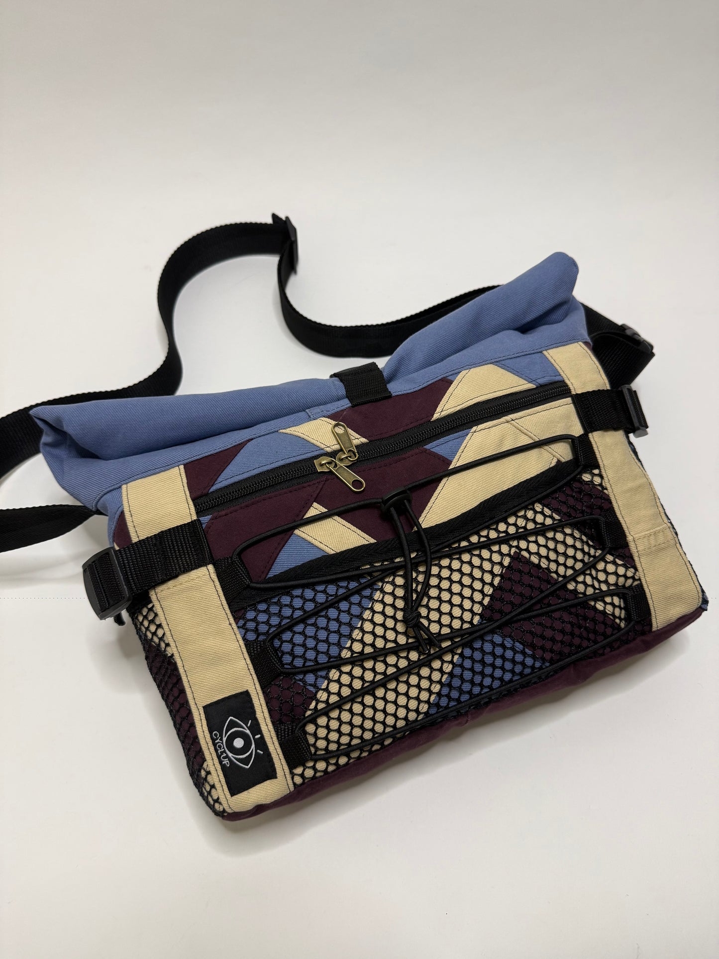 Sac besace roll top