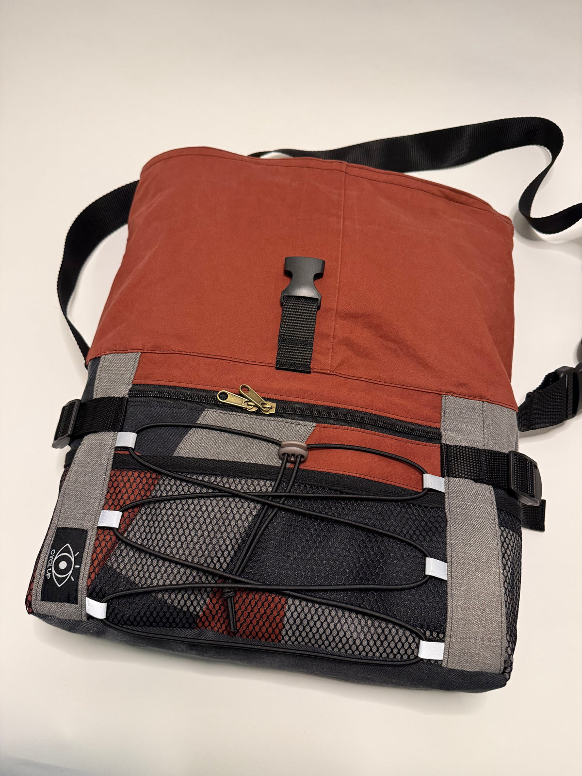 Sac besace roll top