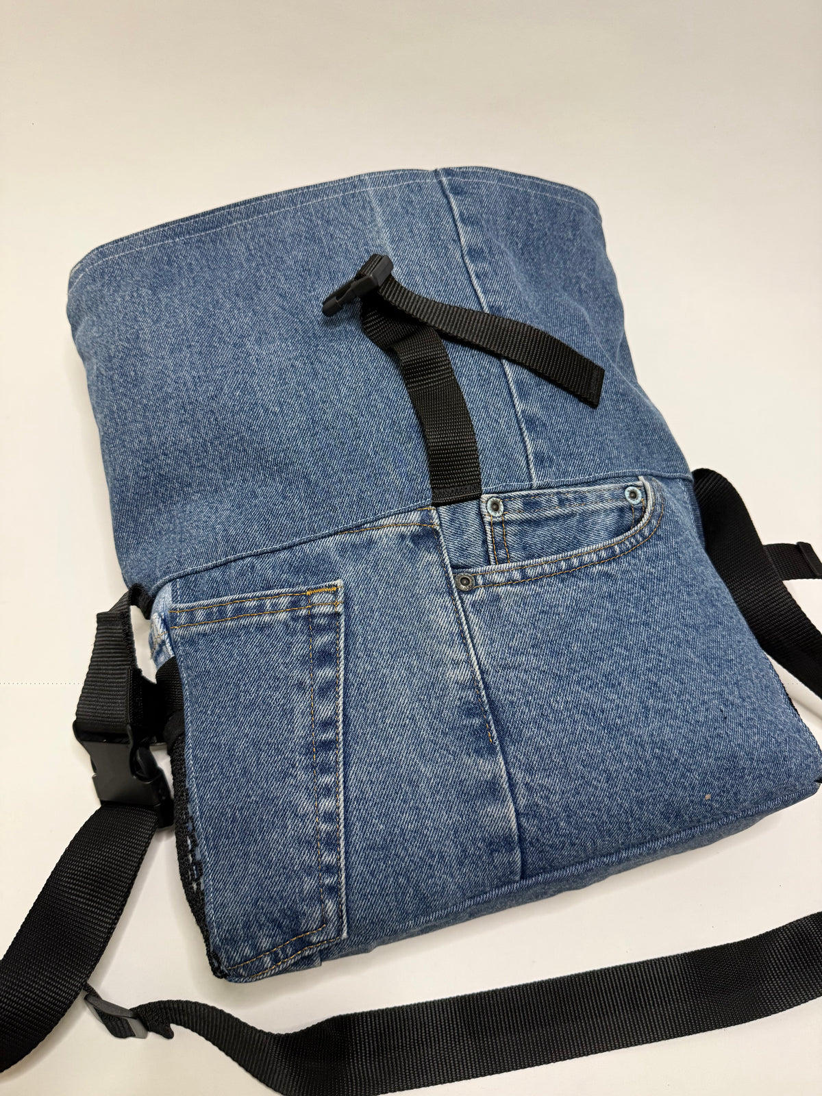 Sac besace roll top