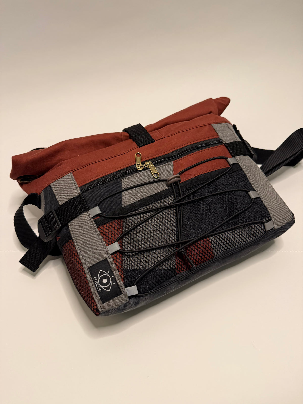 Sac besace roll top