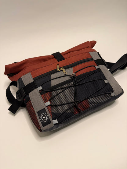 Sac besace roll top