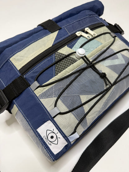 Sac besace roll top