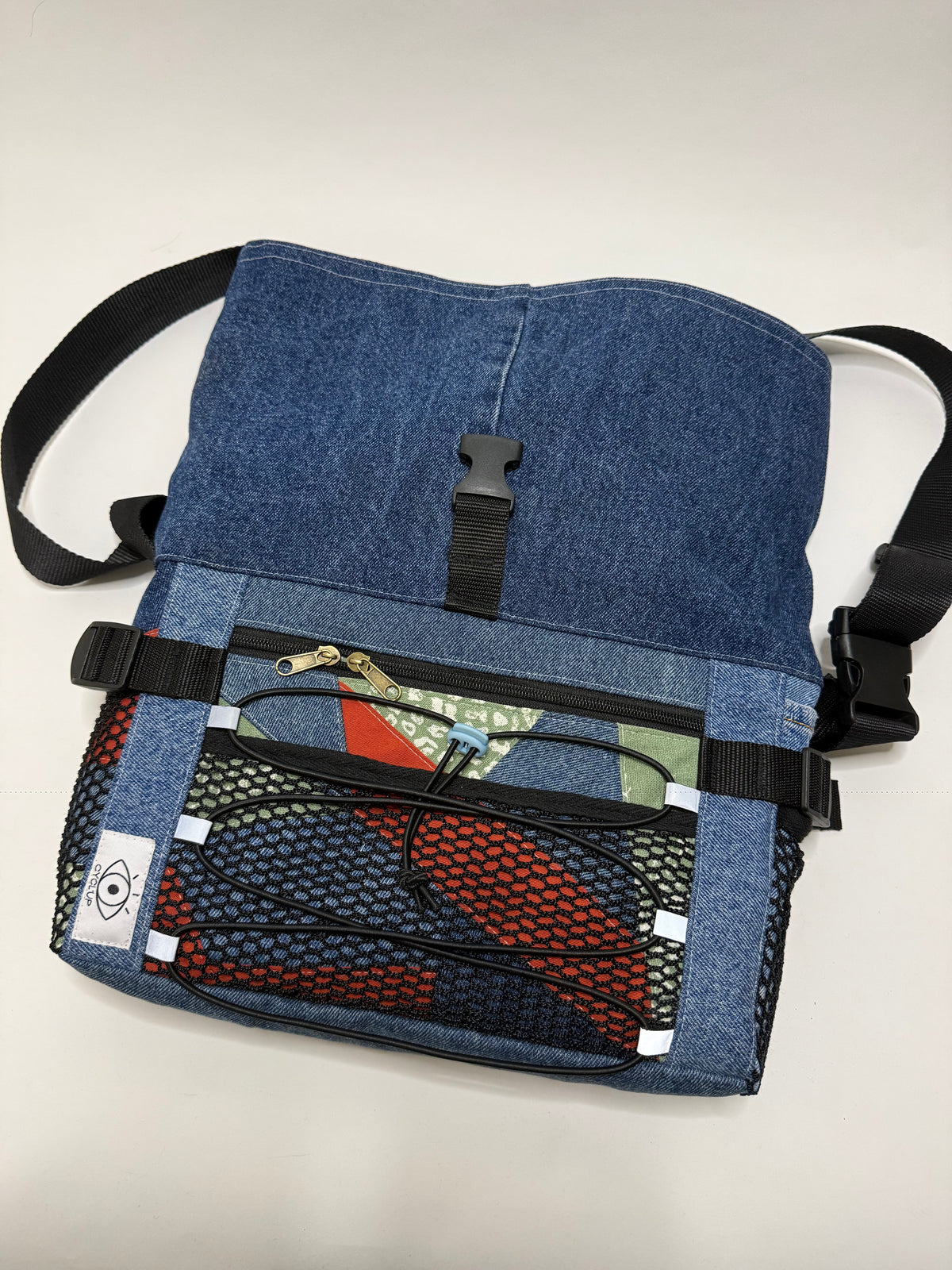 Sac besace roll top