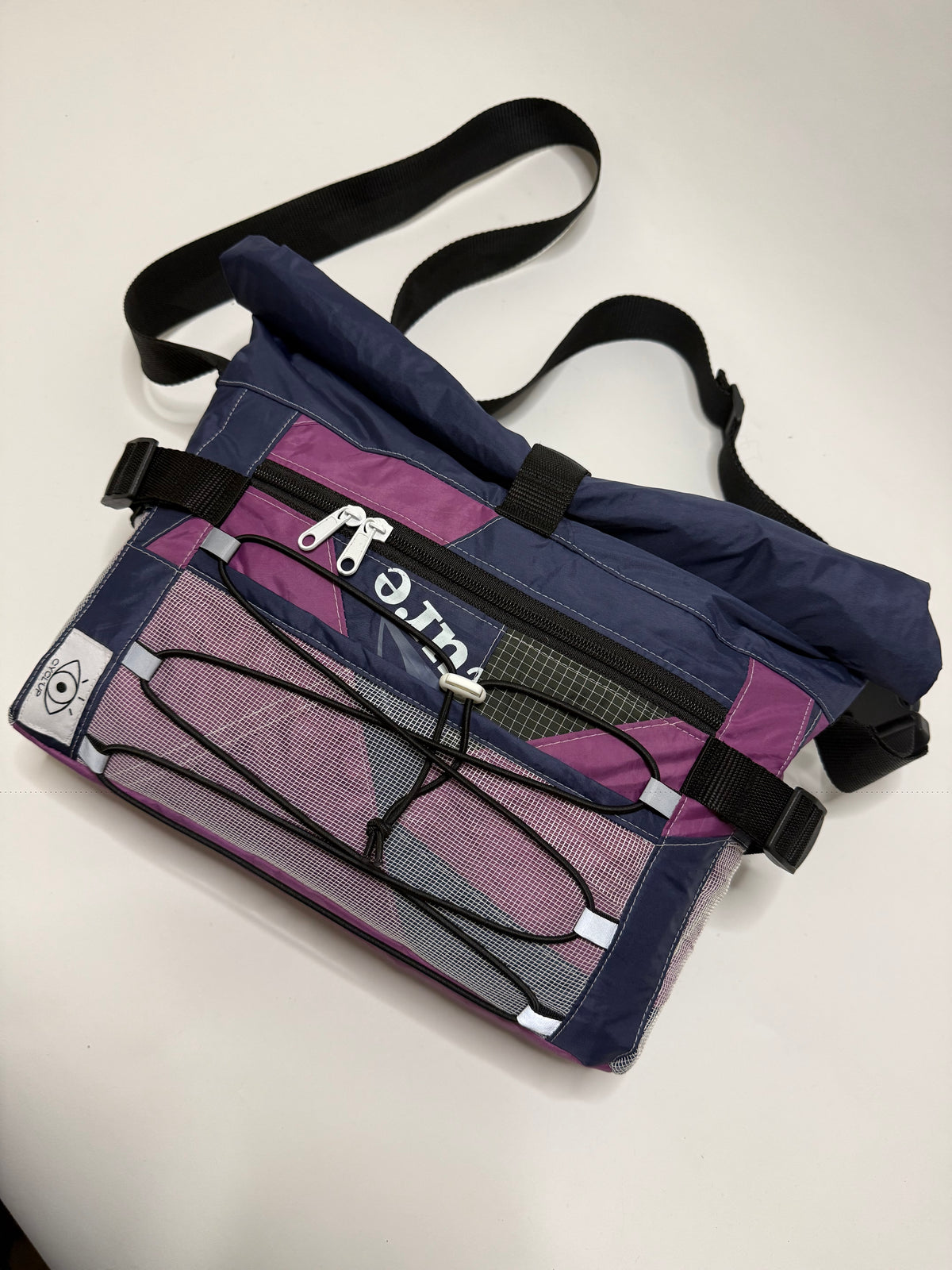 Sac besace roll top