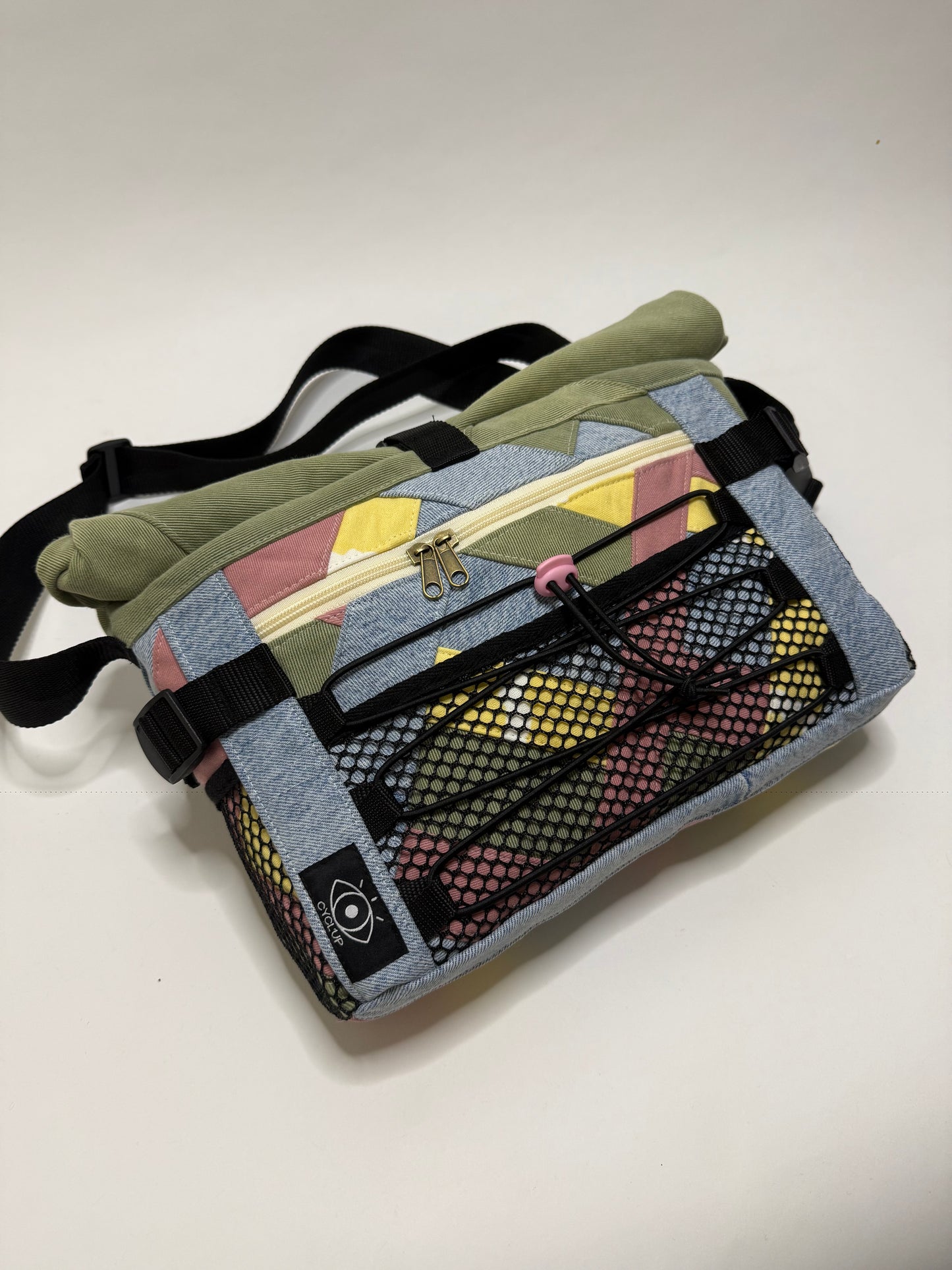 Sac besace roll top