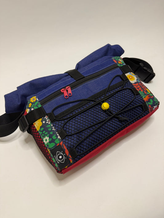 Sac besace roll top
