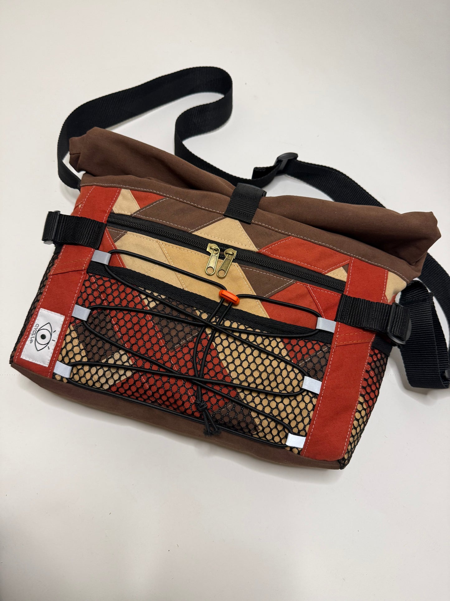 Sac besace roll top