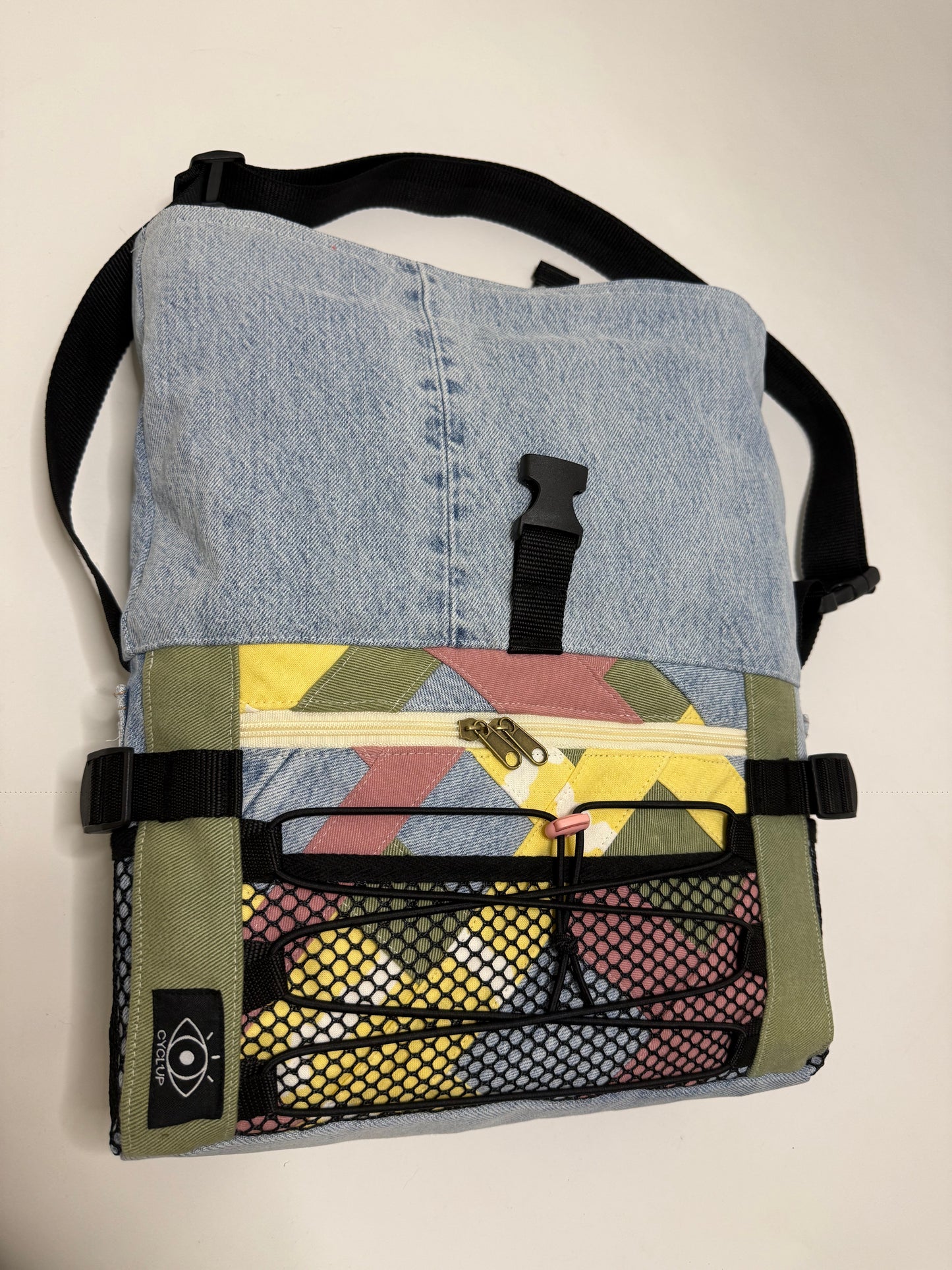 Sac besace roll top
