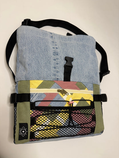 Sac besace roll top