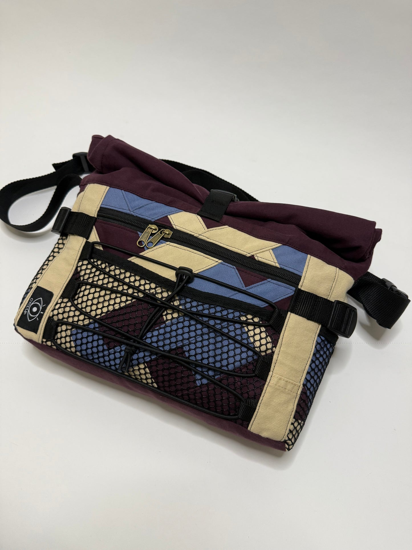 Sac besace roll top