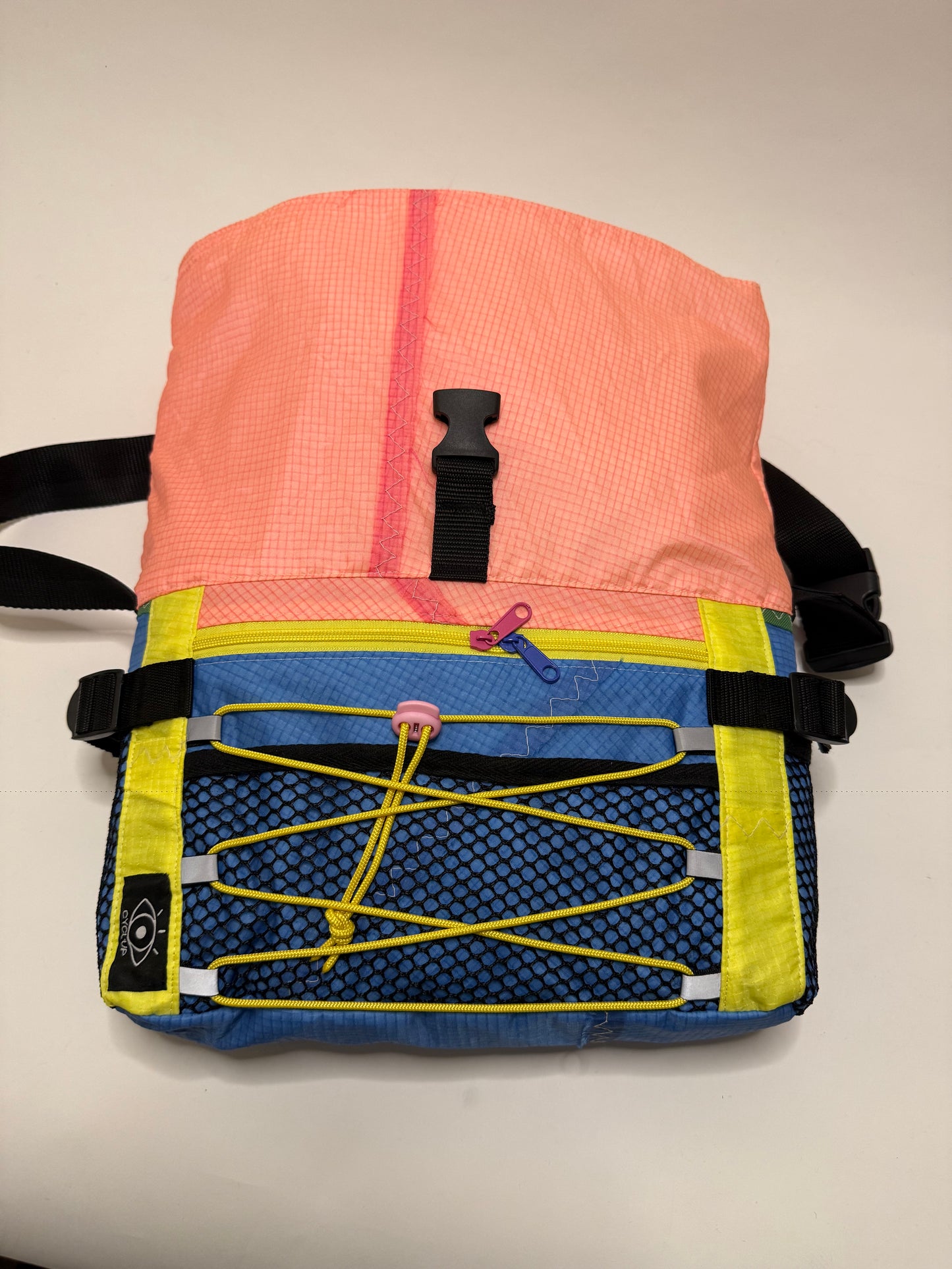 Sac besace roll top