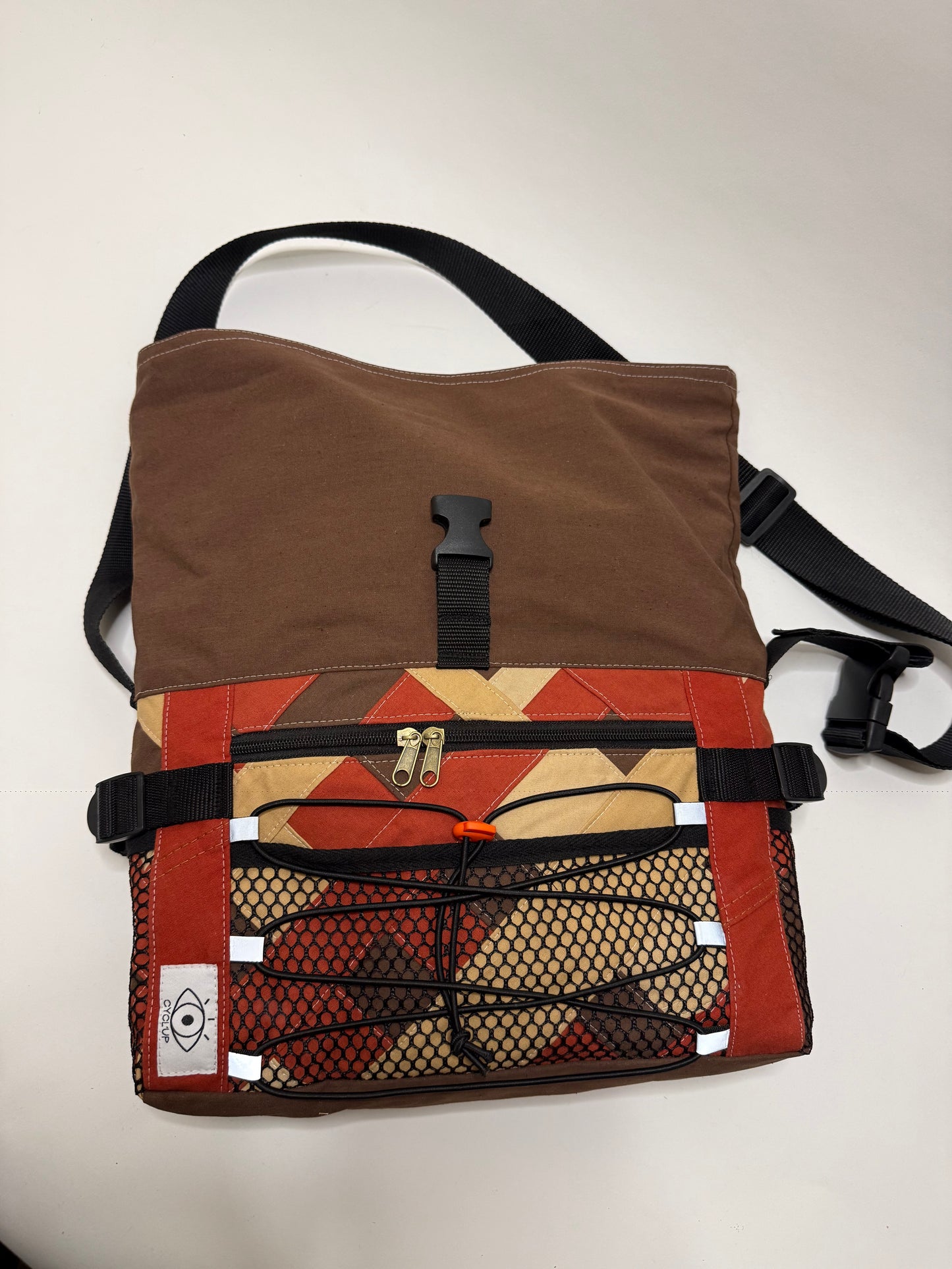 Sac besace roll top
